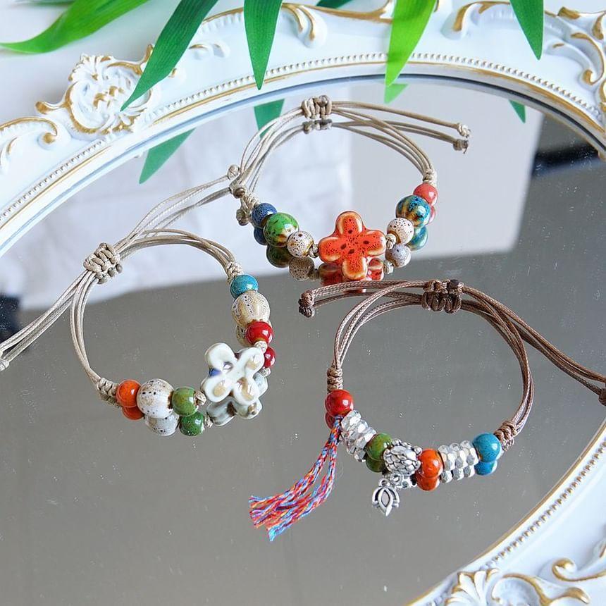 Ceramic Bead String Bracelet (Various Designs) product image