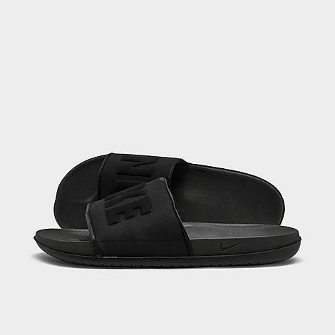 Nike Offcourt Mens Slide Sandals Grey Black Product Image