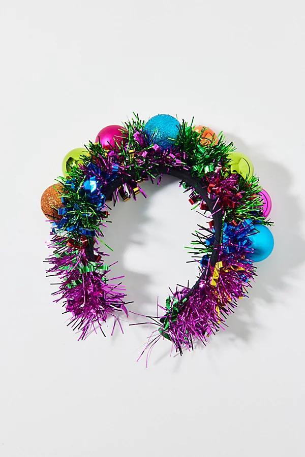 Festive Tinsel Holiday Headband Womens at Urban Outfitters Product Image