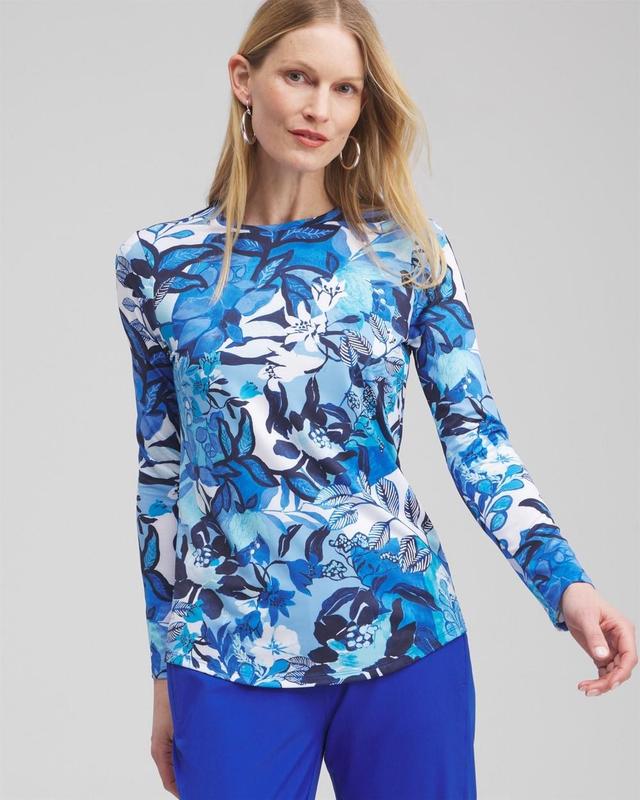 Zenergy® UPF Floral Sun Tee Product Image