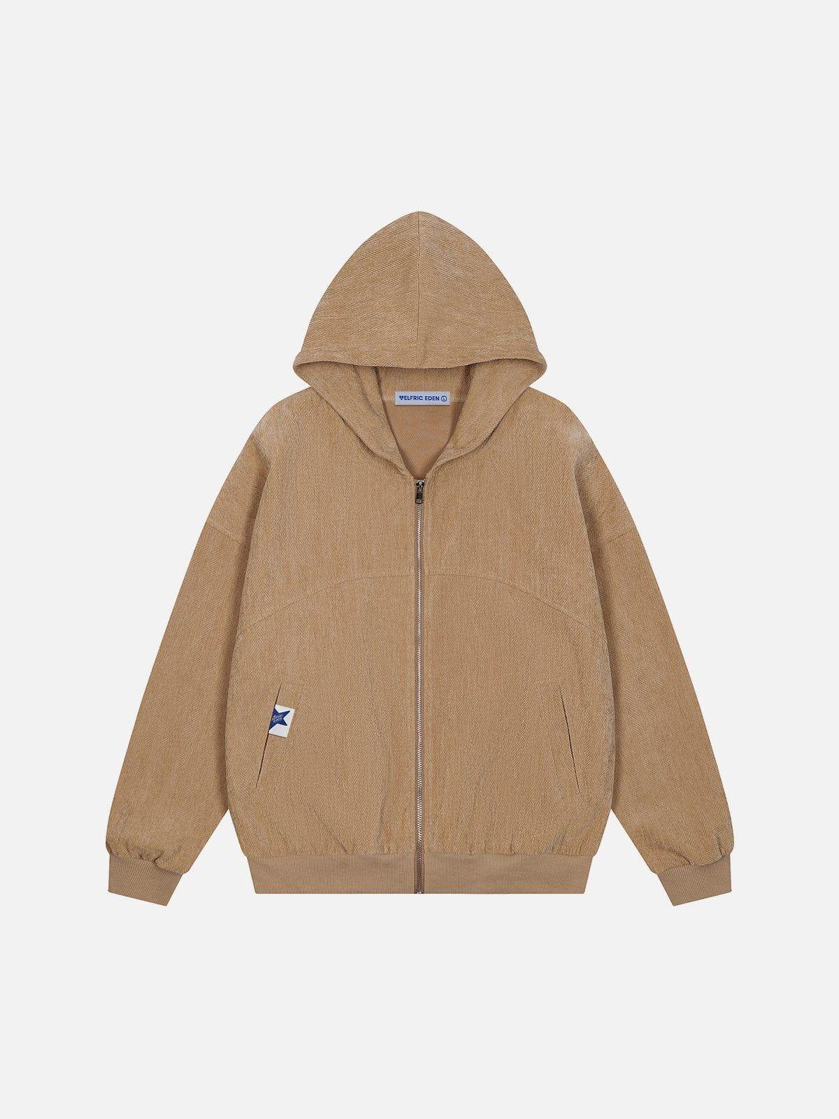 Aelfric Eden Basic Corduroy Zip Up Hoodie product image