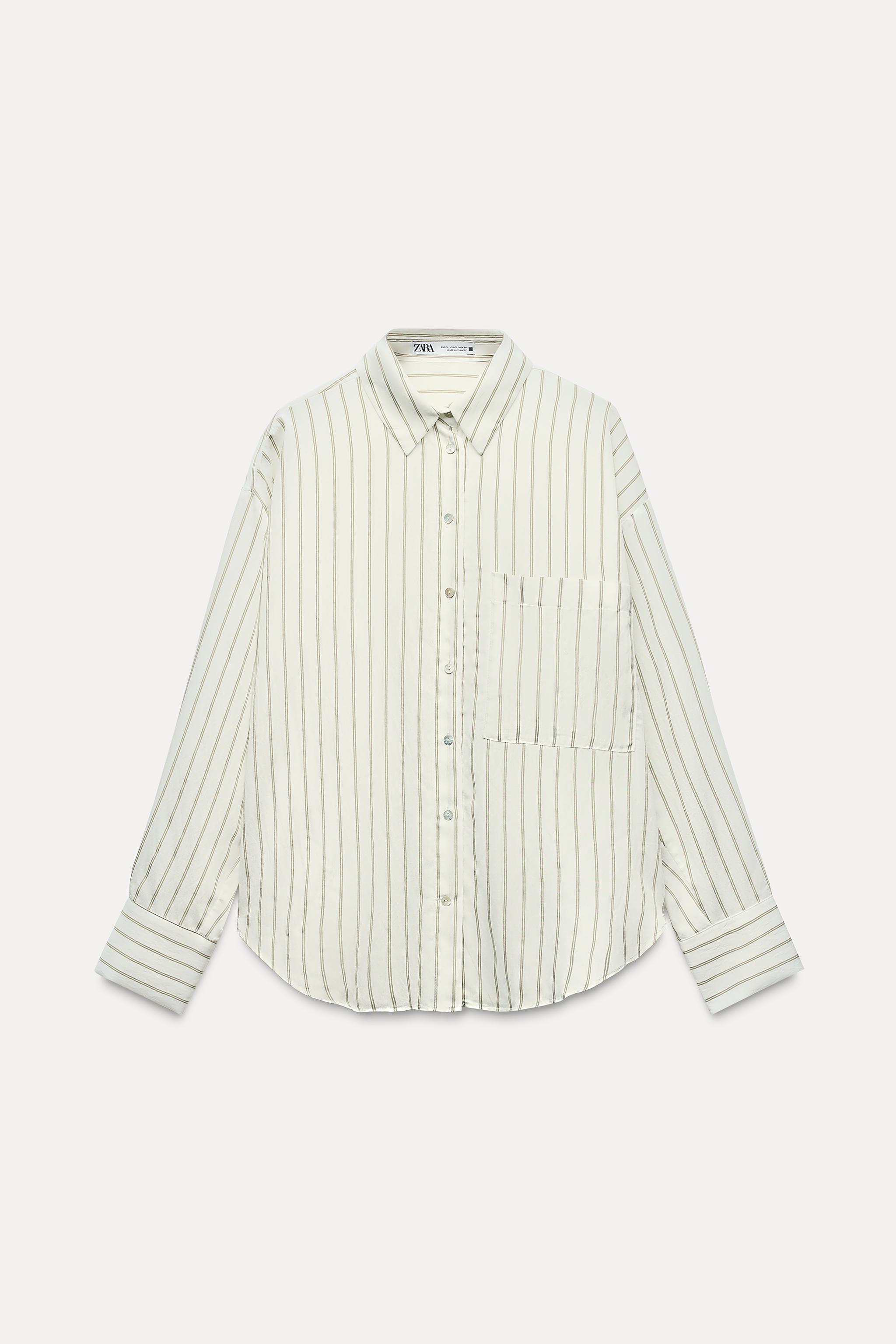 FLOWY STRIPED SHIRT Product Image