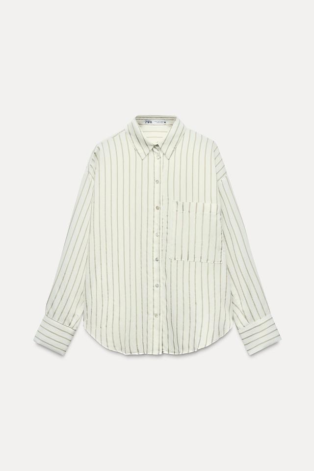 FLOWY STRIPED SHIRT Product Image