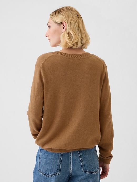 CashSoft V-Neck Sweater Product Image