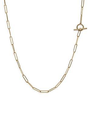 Womens DY Madison Elongated Chain Necklace In 18K Yellow Gold Product Image