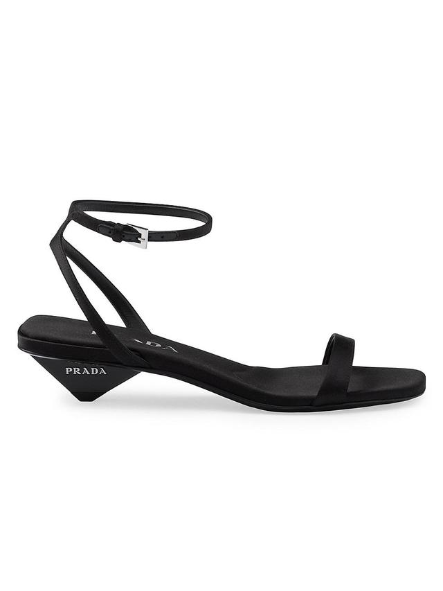 Womens Satin Sandals Product Image
