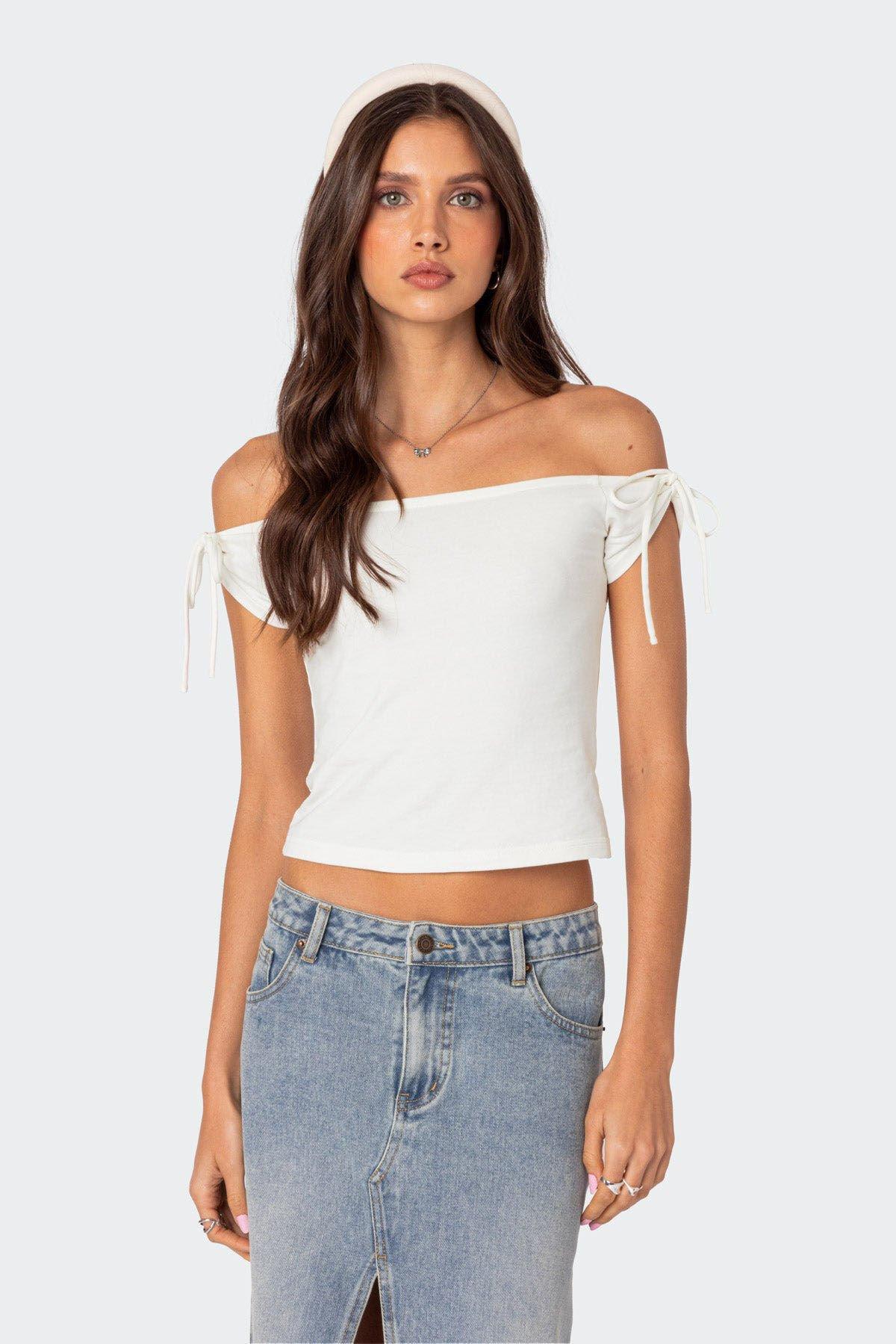 Edikted Women's Jess Off Shoulder Top Product Image