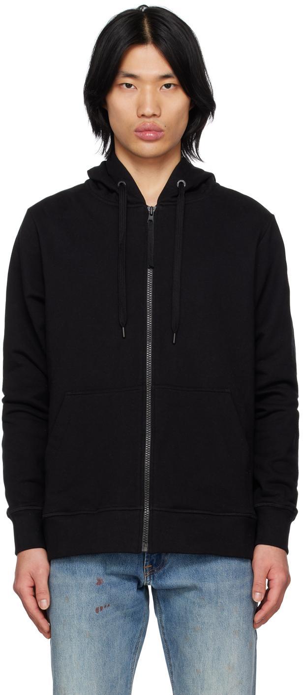 CANADA GOOSE Zipped Cotton Hoodie In Black Product Image