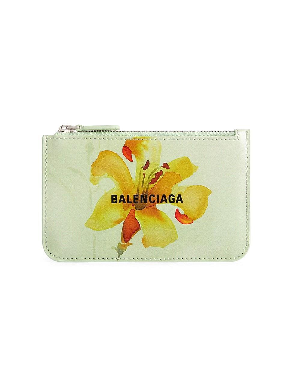 Womens Cash Large Long Coin and Card Holder Lillies Print Product Image