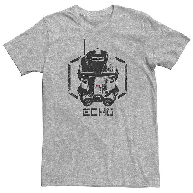 Big & Tall Star Wars: The Bad Batch Echo C1 Tee, Mens Med Grey Product Image