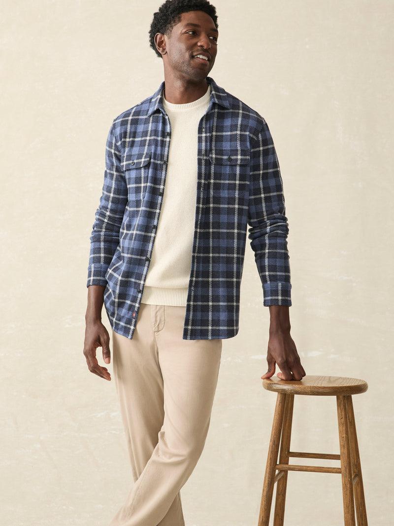 Legend Sweater Shirt - Blue Winds Plaid Product Image