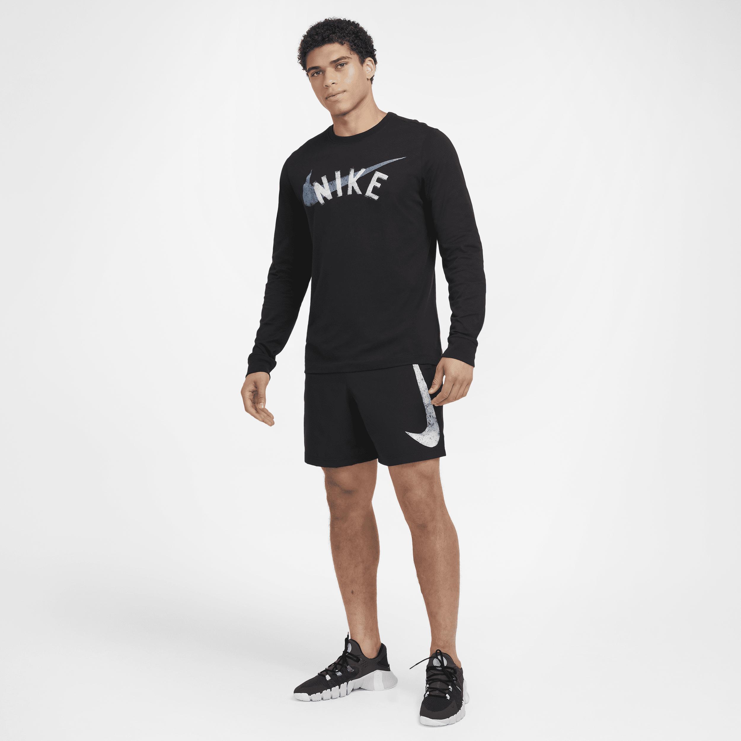 Nike Mens Dri-FIT Long-Sleeve Fitness T-Shirt Product Image