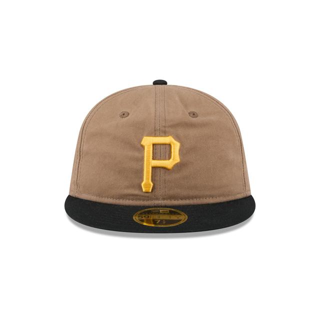 Pittsburgh Pirates Wax Canvas Retro Crown 59FIFTY Fitted Hat Male Product Image