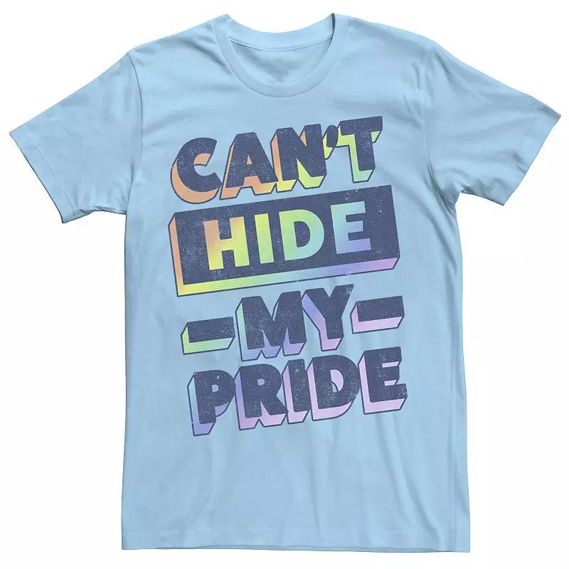 Mens Pride Rainbow Text Tee Product Image