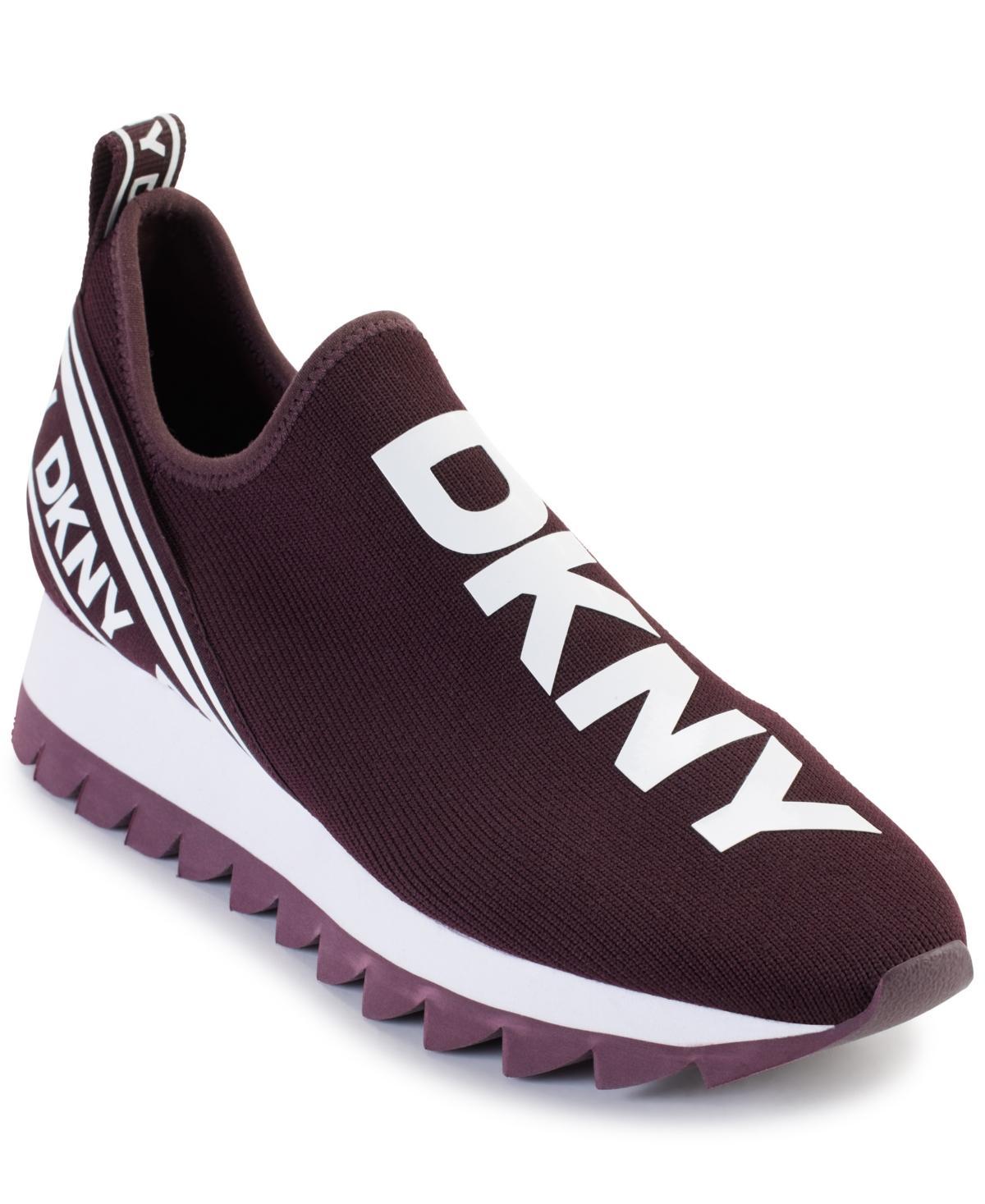 Dkny Womens Abbi Slip-On Logo Sock Sneakers Product Image