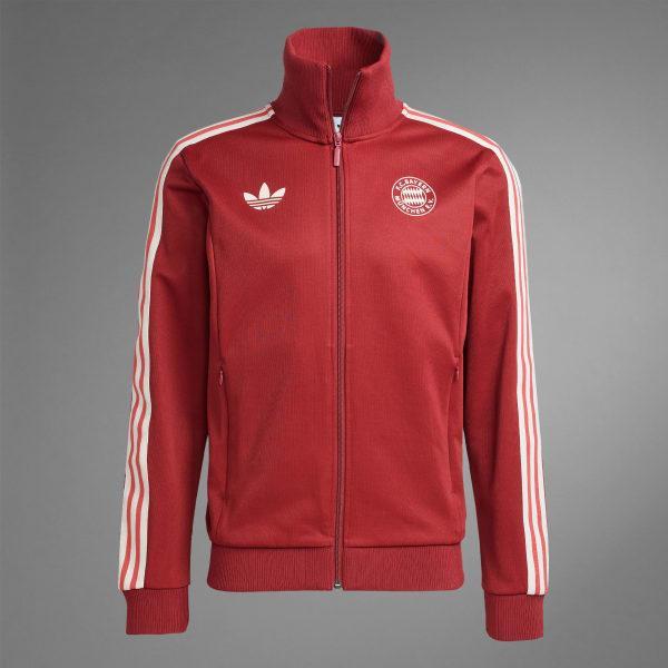 adidas FC Bayern Track Top Mystery Red L Mens Product Image