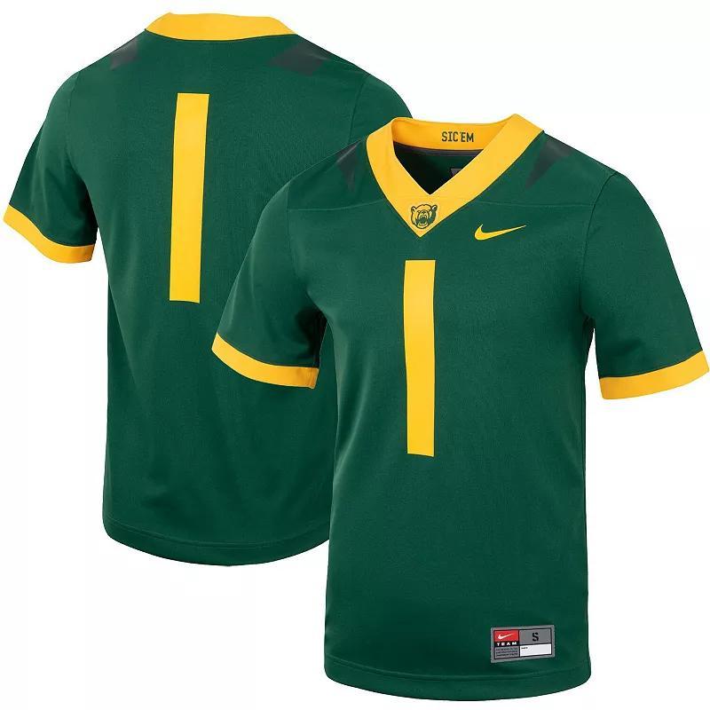 Mens Nike #1 Green Baylor Bears Untouchable Football Jersey Product Image