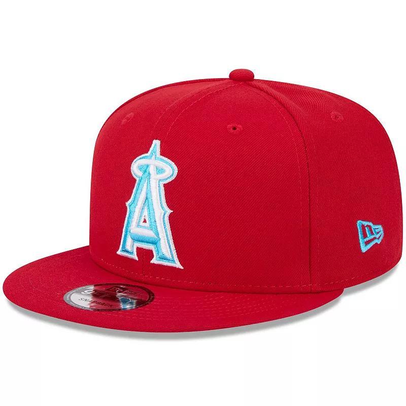 Mens New Era Los Angeles Angels 2024 Fathers Day 9FIFTY Snapback Hat Product Image