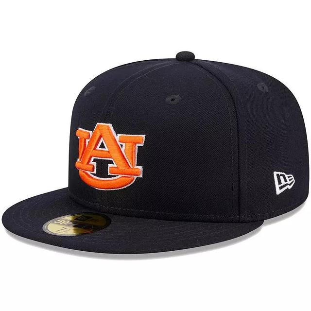 Mens New Era Navy Auburn Tigers Evergreen 59FIFTY Fitted Hat Product Image