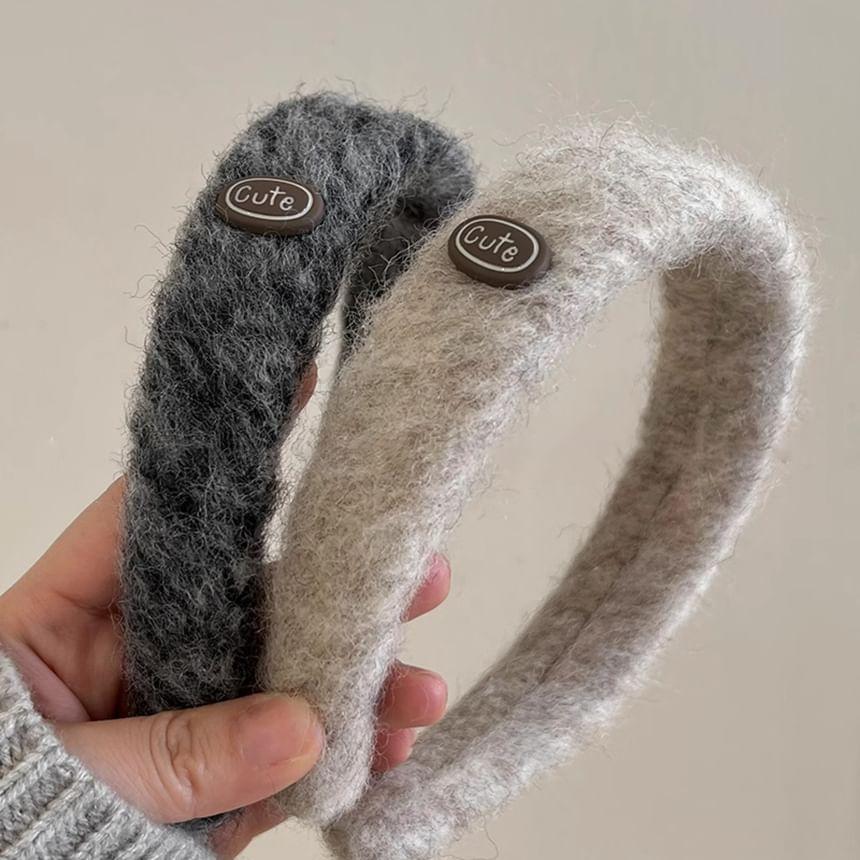 Plain Furry Headband Product Image