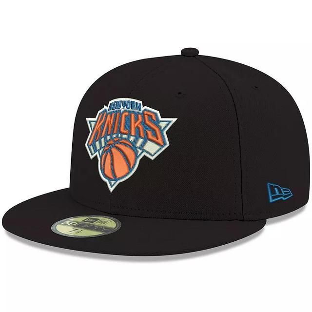 Mens New Era New York Knicks Official Team Color 59FIFTY Fitted Hat Product Image