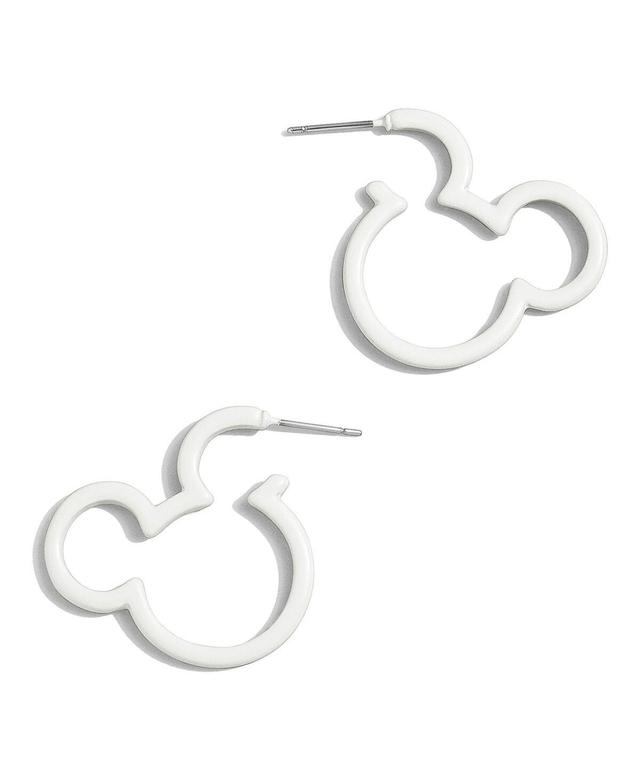 Womens Baublebar Mickey Mouse Glow-In-The-Dark Hoop Earrings Product Image