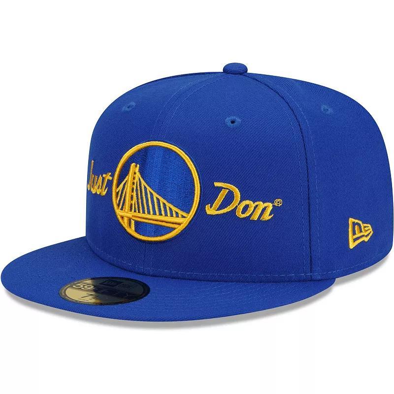 Mens New Era x Just Don Royal Golden State Warriors 59FIFTY Fitted Hat Product Image