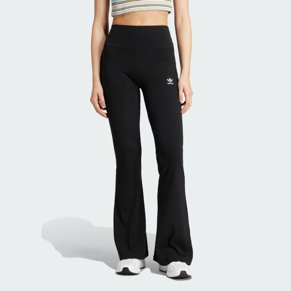 Essentials Rib Flared Leggings Product Image