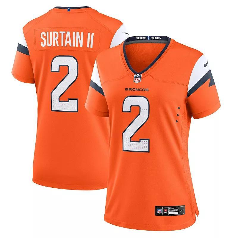 Patrick Surtain II Denver Broncos Nike Womens NFL Game Football Jersey Product Image