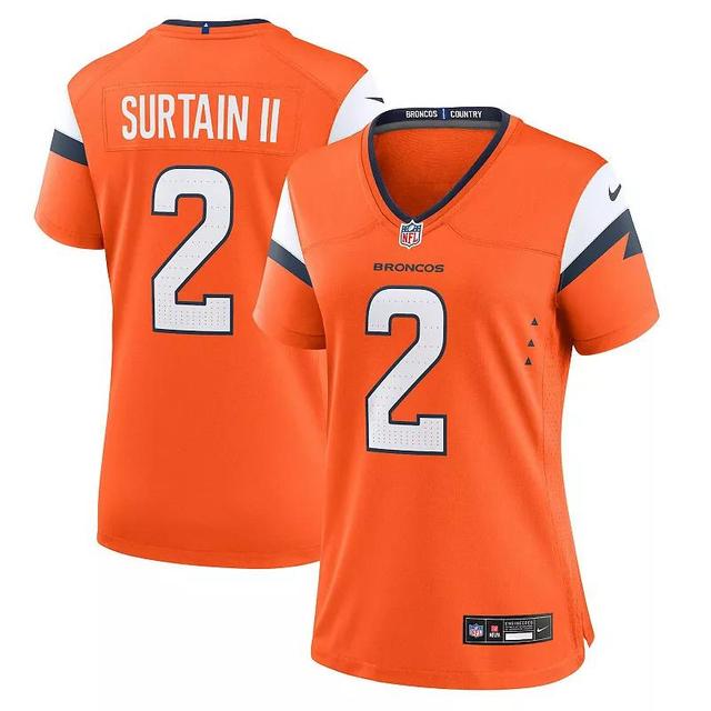 Patrick Surtain II Denver Broncos Nike Women's NFL Game Football Jersey Product Image