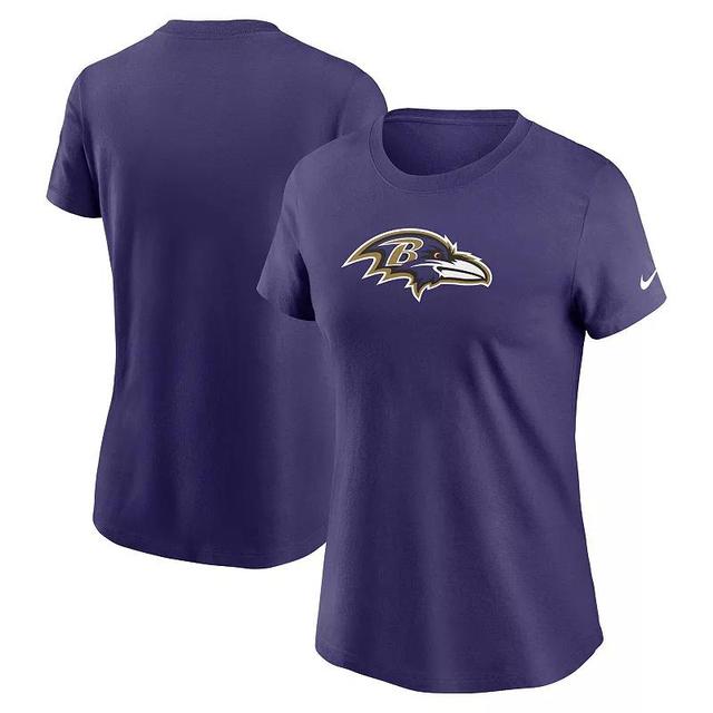 Womens Nike Baltimore Ravens Primary Logo T-Shirt Product Image