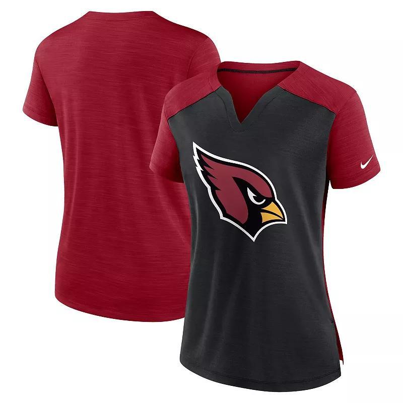 Womens Nike /Cardinal Arizona Cardinals Impact Exceed Performance Notch Neck T-Shirt Product Image