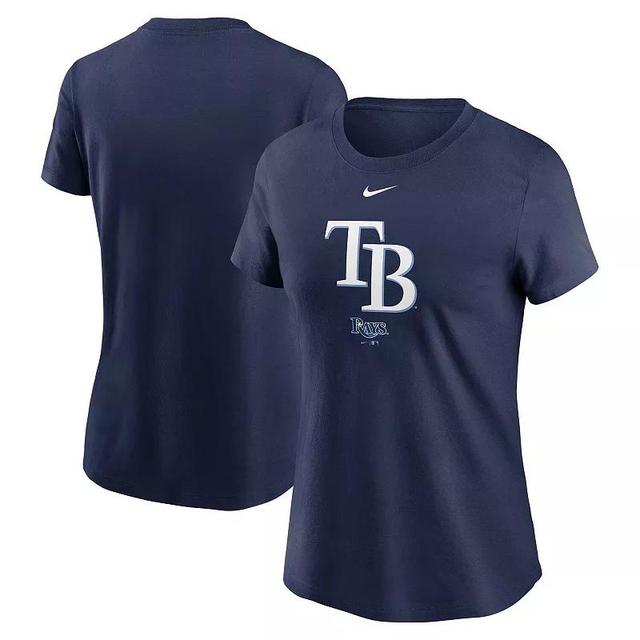 Womens Nike Tampa Bay Rays Local Nickname Lockup T-Shirt Blue Product Image