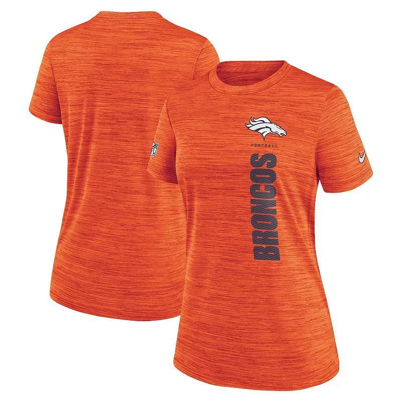 Womens Nike Denver Broncos Velocity Performance T-Shirt Product Image