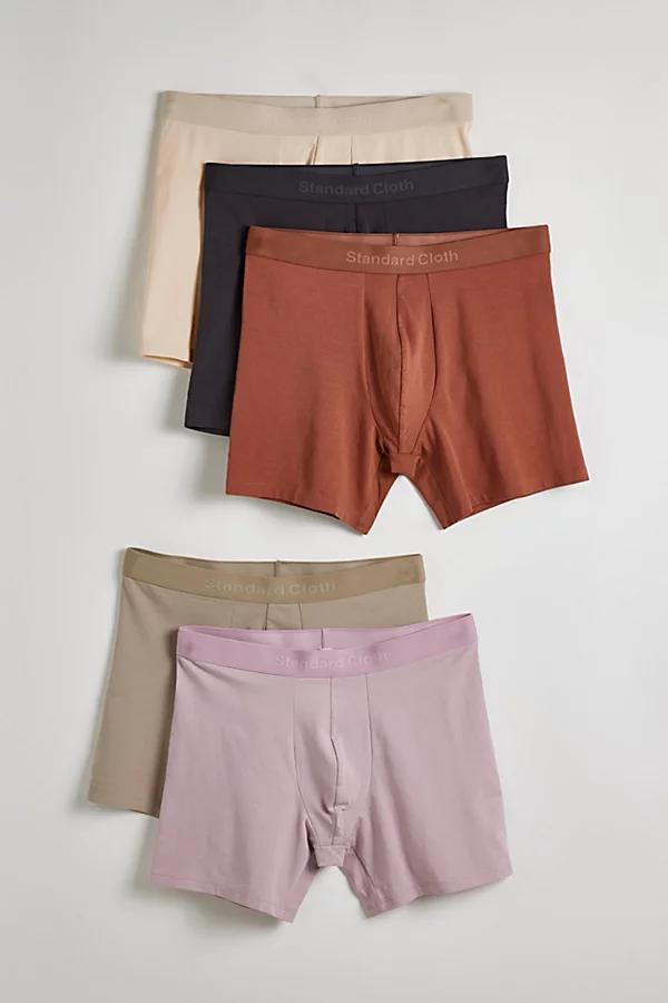 Standard Cloth Cotton Boxer Brief 5-Pack Mens at Urban Outfitters Product Image