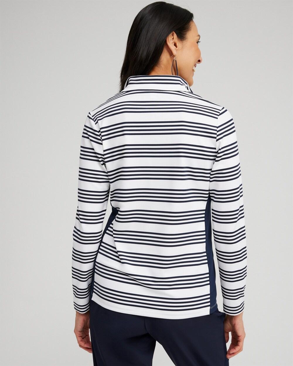 Zenergy® UPF Stripe Long Sleeve Top Product Image