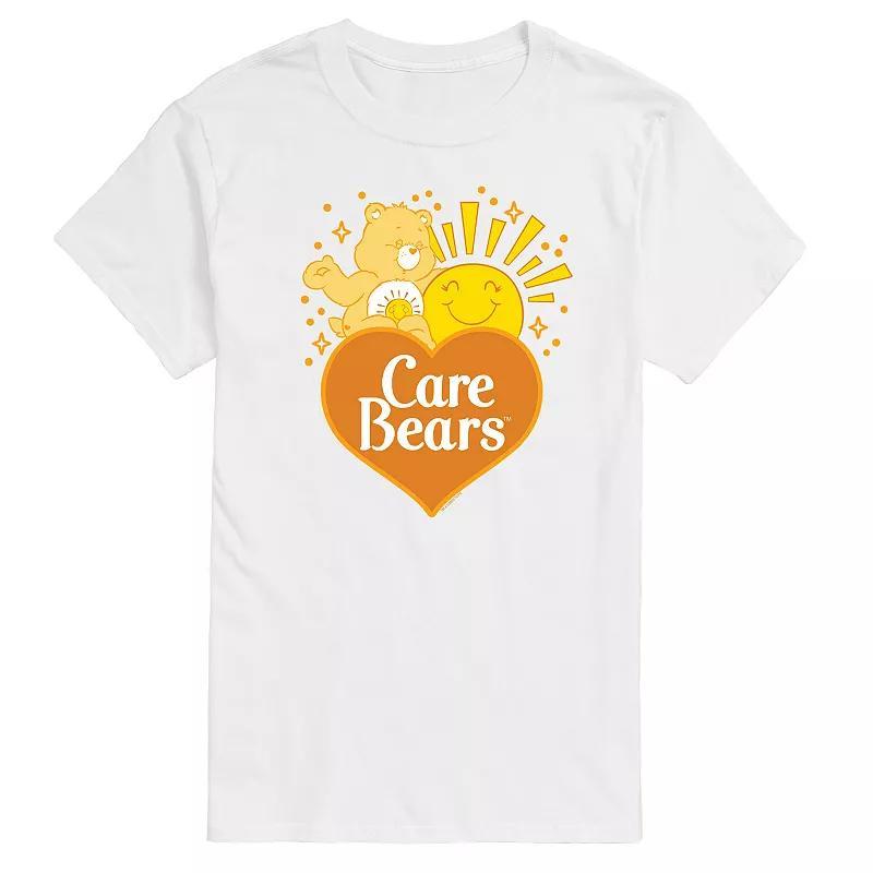 Mens Care Bears Funshine Logo Graphic Tee Product Image