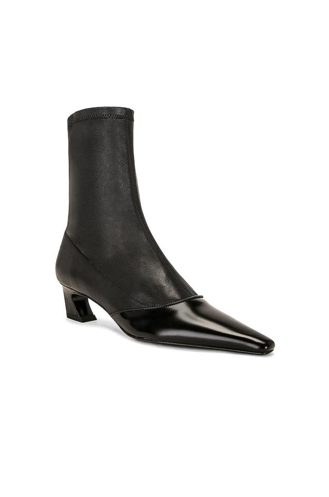 Acne Studios Pointed Toe Ankle Boot in Black - Black. Size 37 (also in 36, 38). Product Image