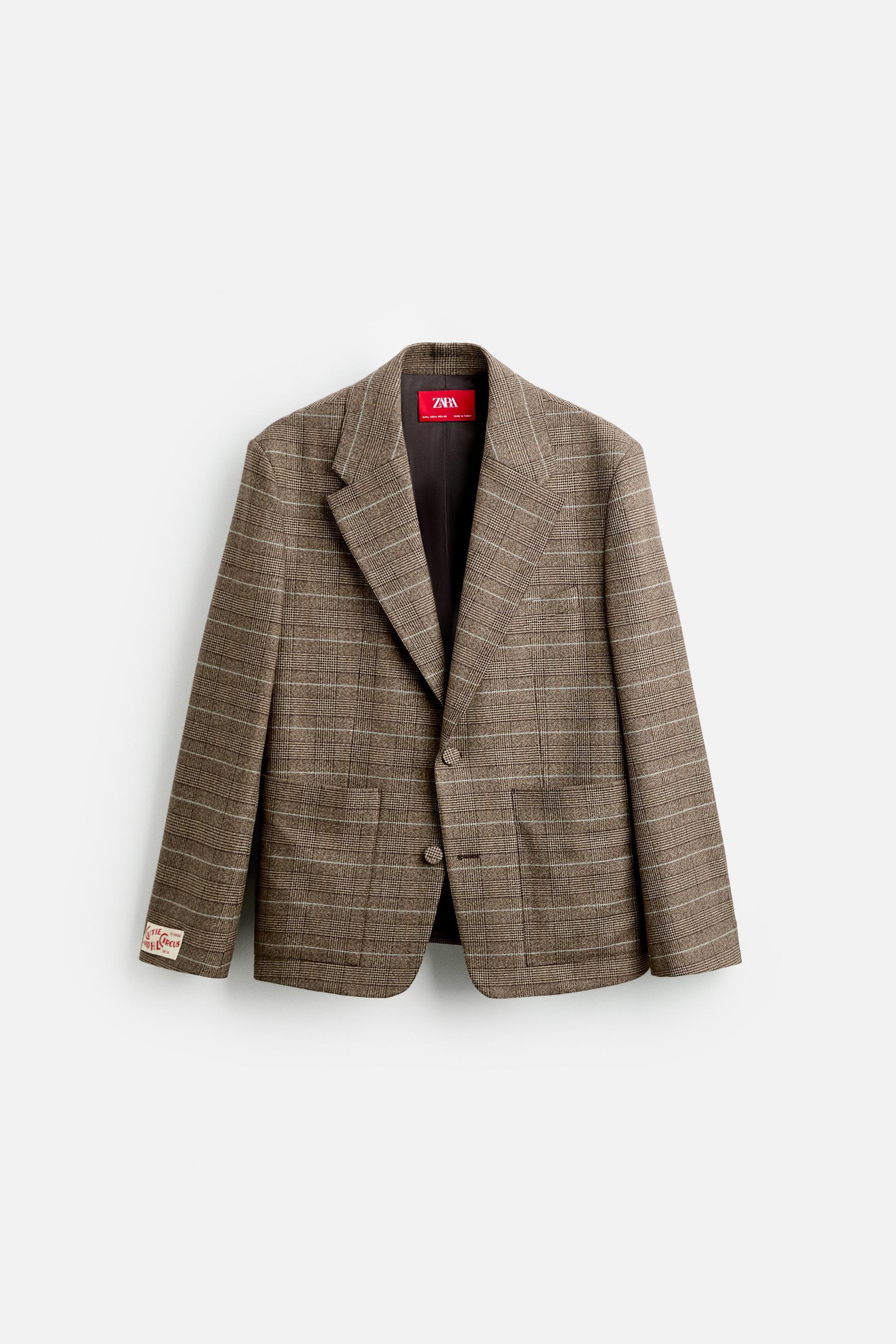 PLAID BLAZER X HARRY LAMBERT Product Image