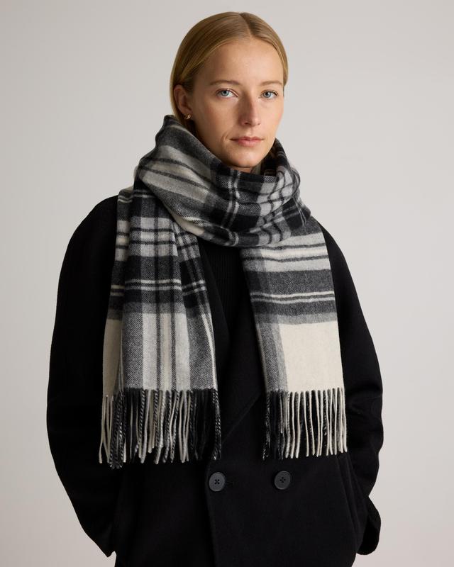 Mongolian Cashmere Tartan Scarf Product Image