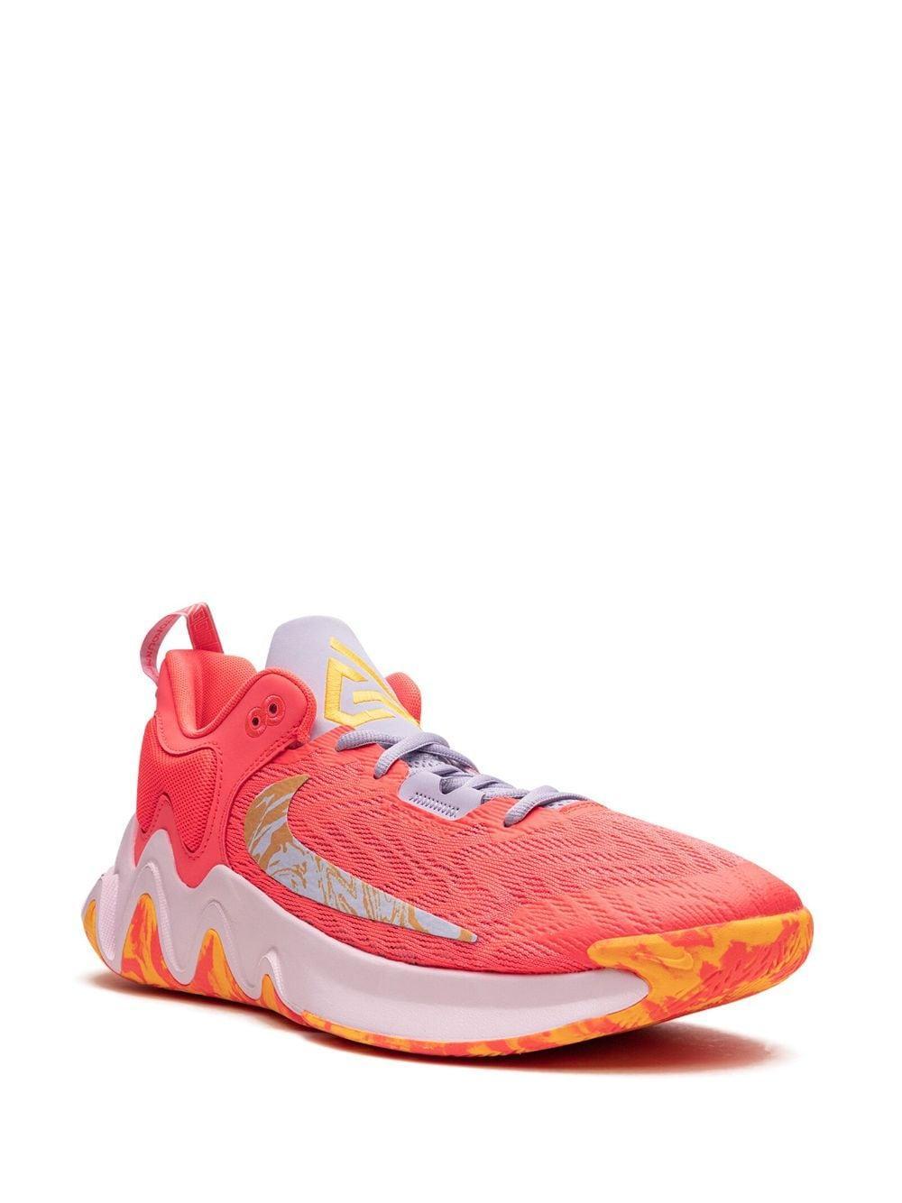 Men's Giannis Immortality 2 Basketball Sneakers From Finish Line In Hot Punch/gray/yellow Product Image