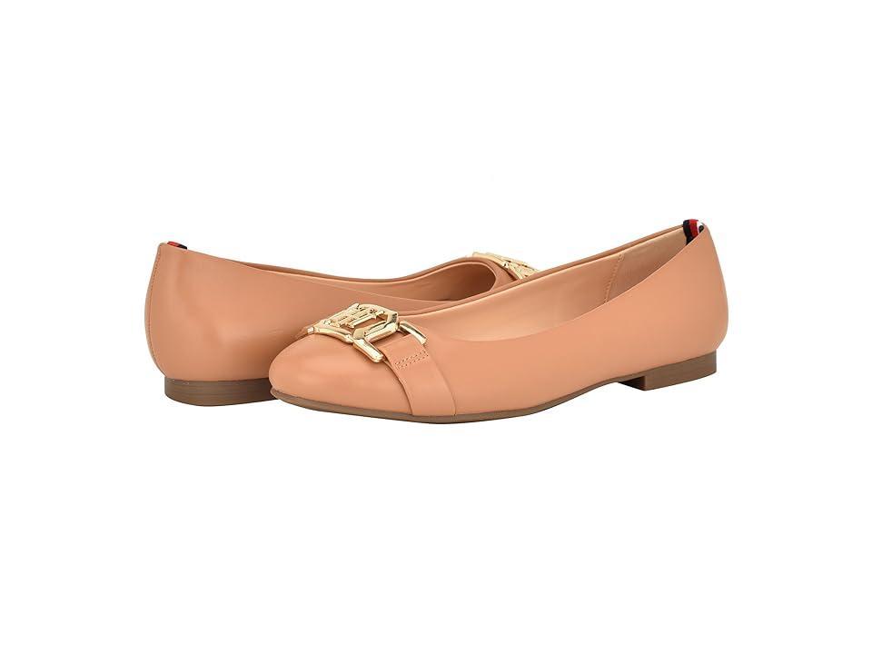 Tommy Hilfiger Gallyne (Caramel) Women's Flat Shoes Product Image