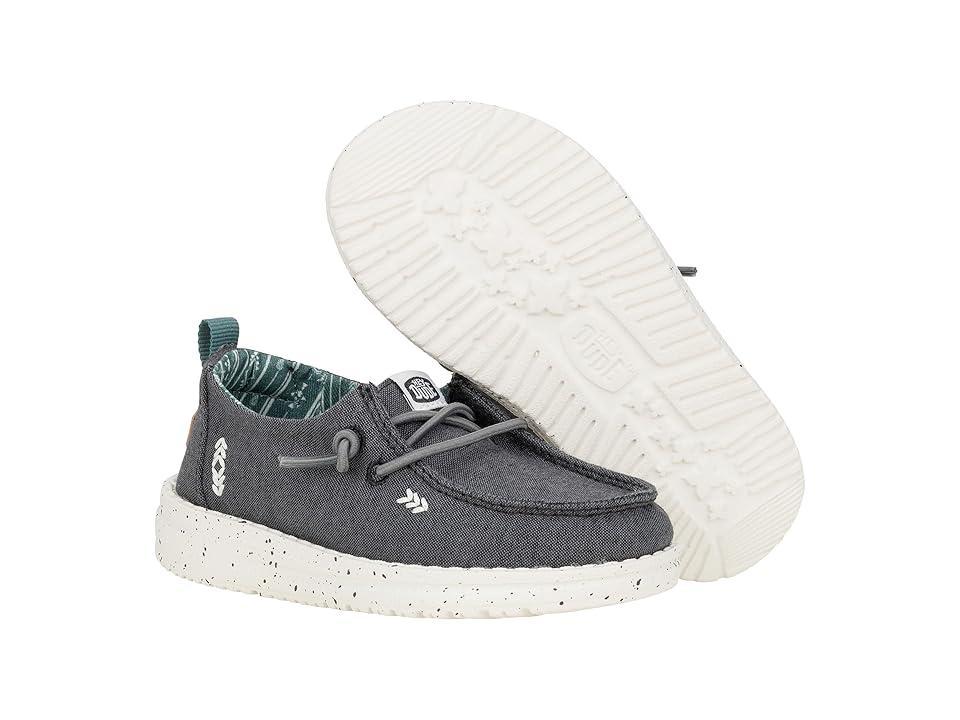 Hey Dude Kids Wendy Chambray (Toddler) Women's Flat Shoes Product Image