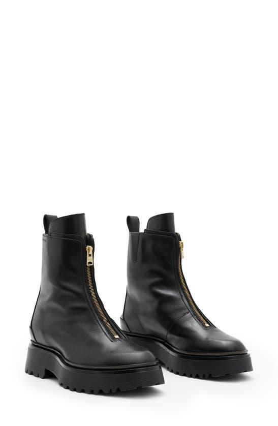 Ophelia Zip-up Boot In Black Product Image