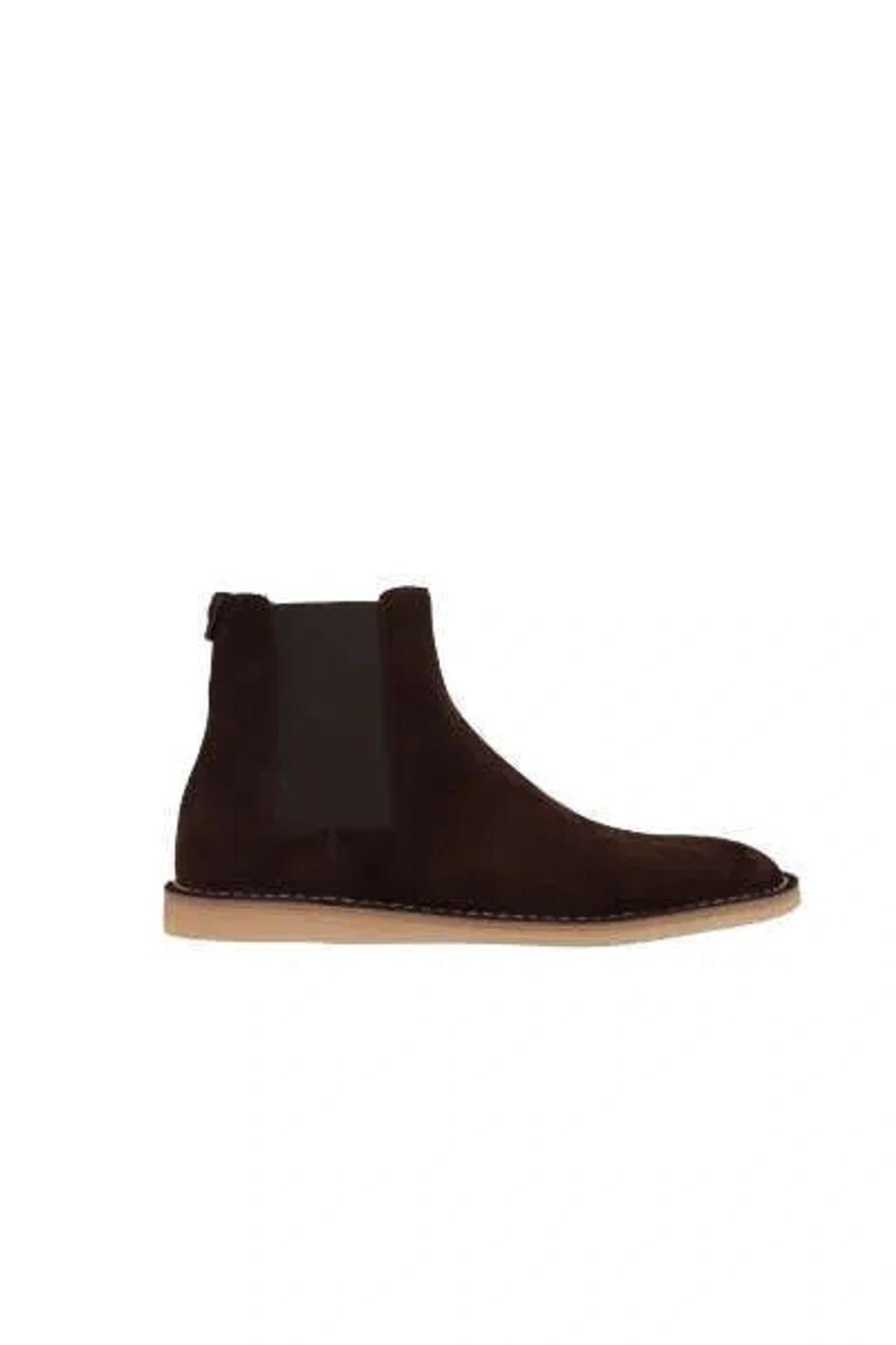 Suede Ankle Boots For In Brown product image