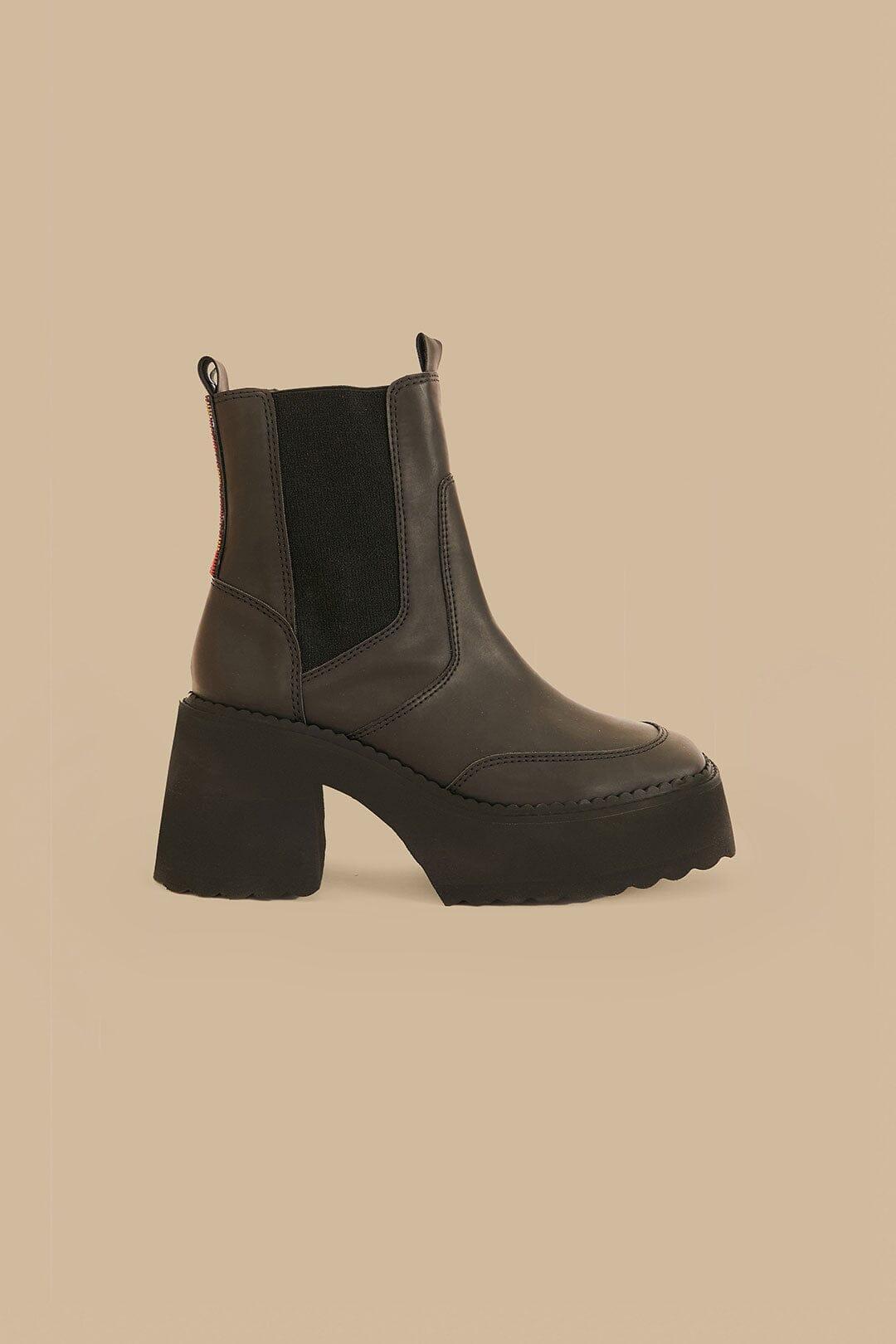 Black Block Heel Chelsea Boot product image