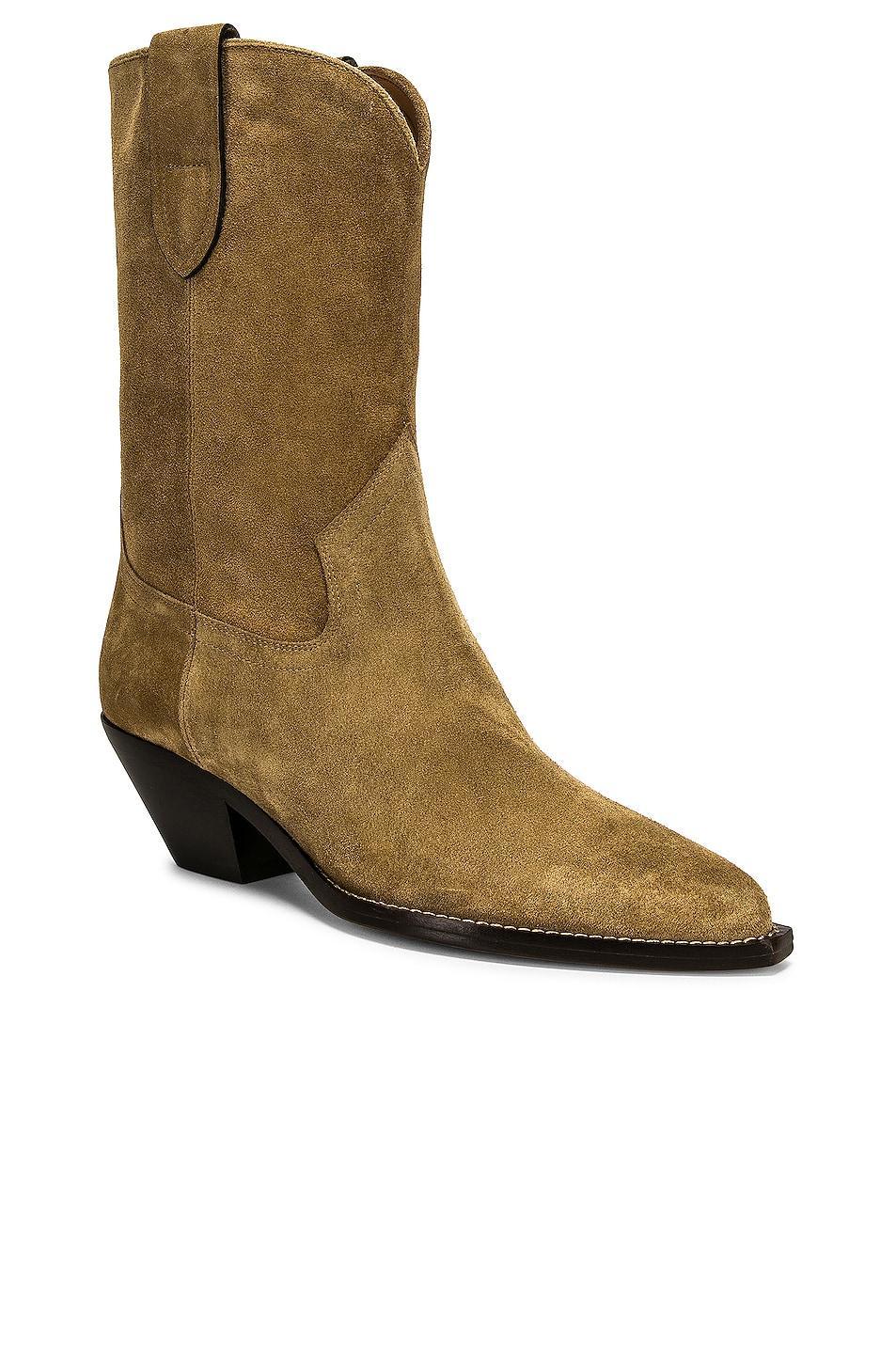 Isabel Marant Dahope Boot in Taupe - Taupe. Size 36 (also in 35, 40). Product Image