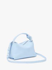 JWA CORNER BAG - LEATHER TOP HANDLE BAG in blue | JW Anderson US  Product Image