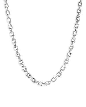 Mens Streamline Heirloom Link Necklace In Sterling Silver Product Image