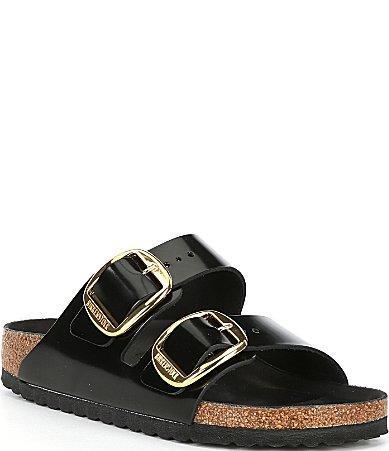 Birkenstock Womens Arizona High Shine Big Buckle Slide Sandals Product Image